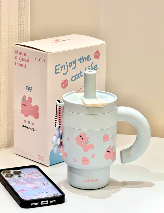 Cute Kitty Bunny Tumbler