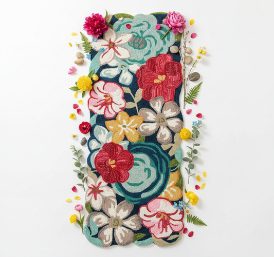 Blooming Pathway Rug - Garden Hero Shot