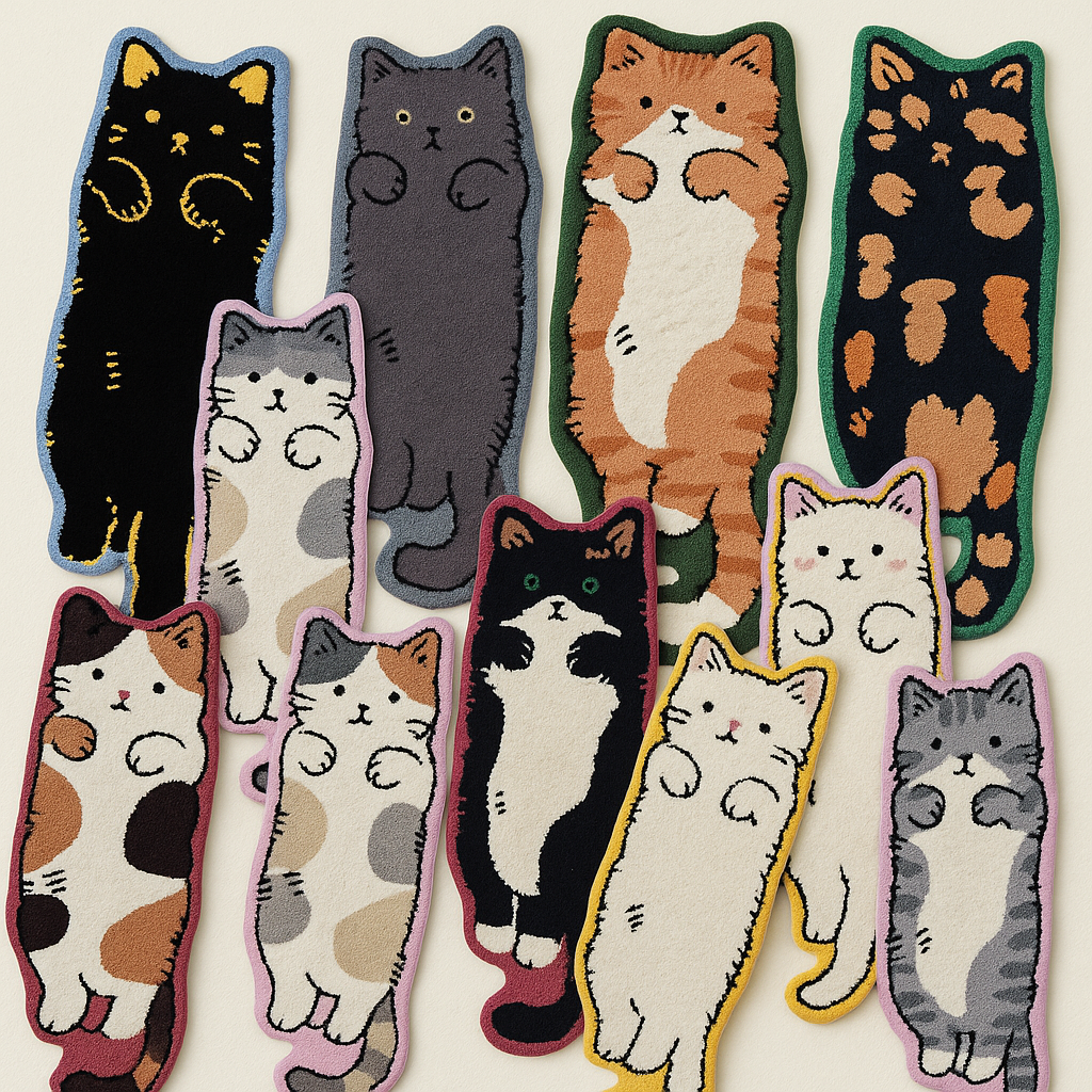 Calico Cat Rug – Poppy