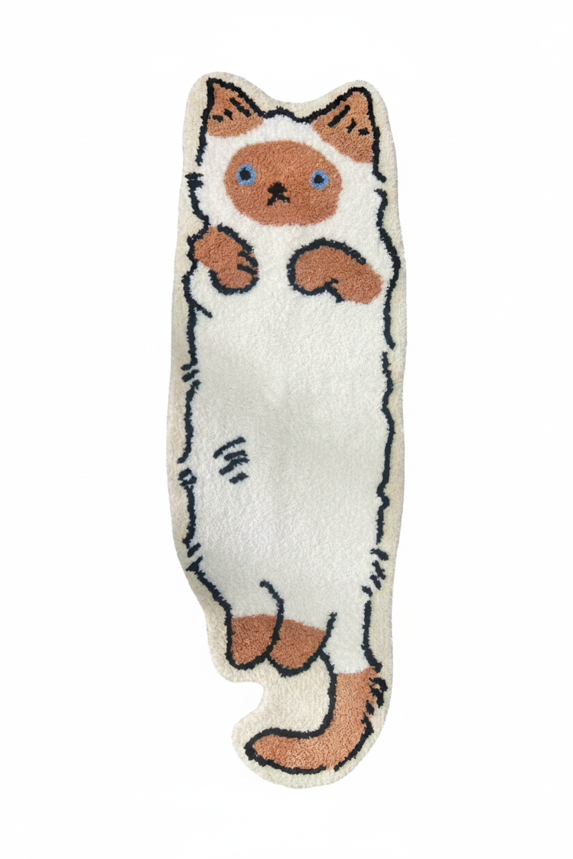 Flame Point Cat Rug – Corrected
