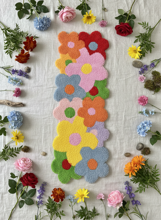 Multi-Flower Rug - Garden Hero Shot