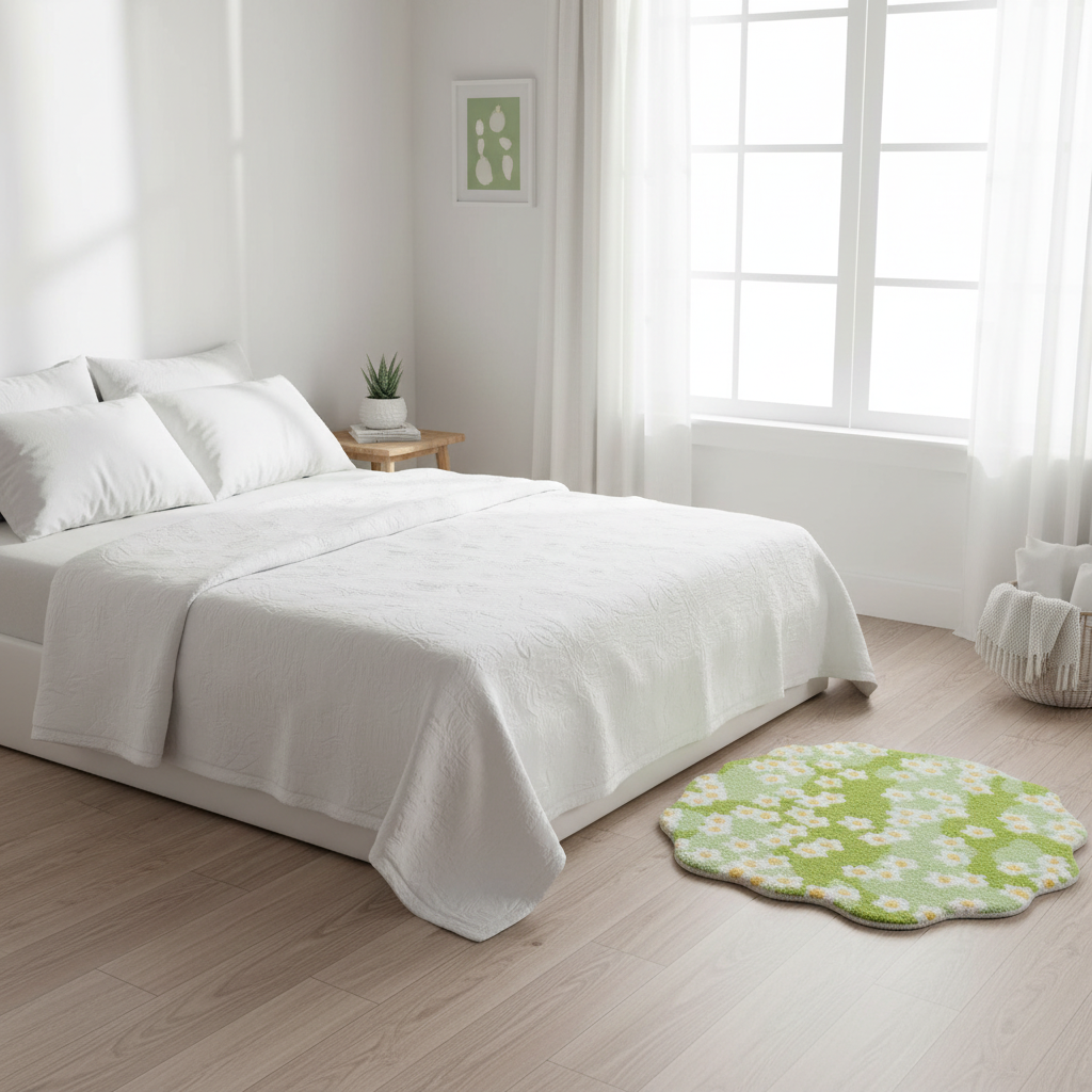 Sunlit Meadow Rug - Bright Bedroom