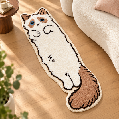 Ragdoll Cat Rug — Mallow