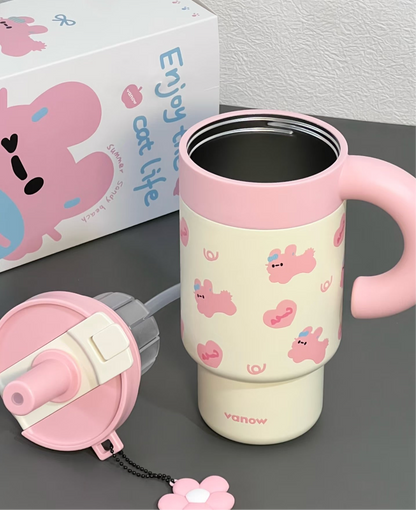 Cute Kitty Bunny Tumbler