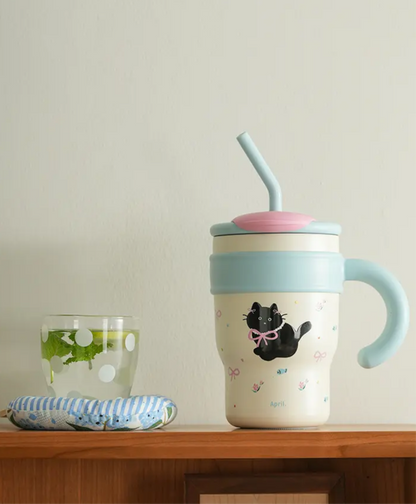 Cute Cat Water Bottle