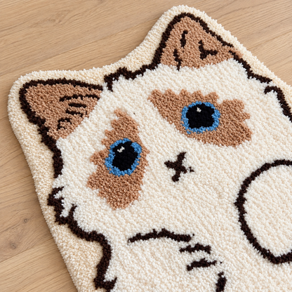 Ragdoll Cat Rug — Mallow