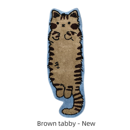Brown Tabby Cat Rug – Chestnut