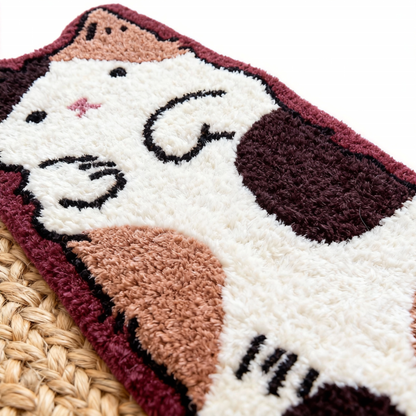 Calico Cat Rug – Poppy