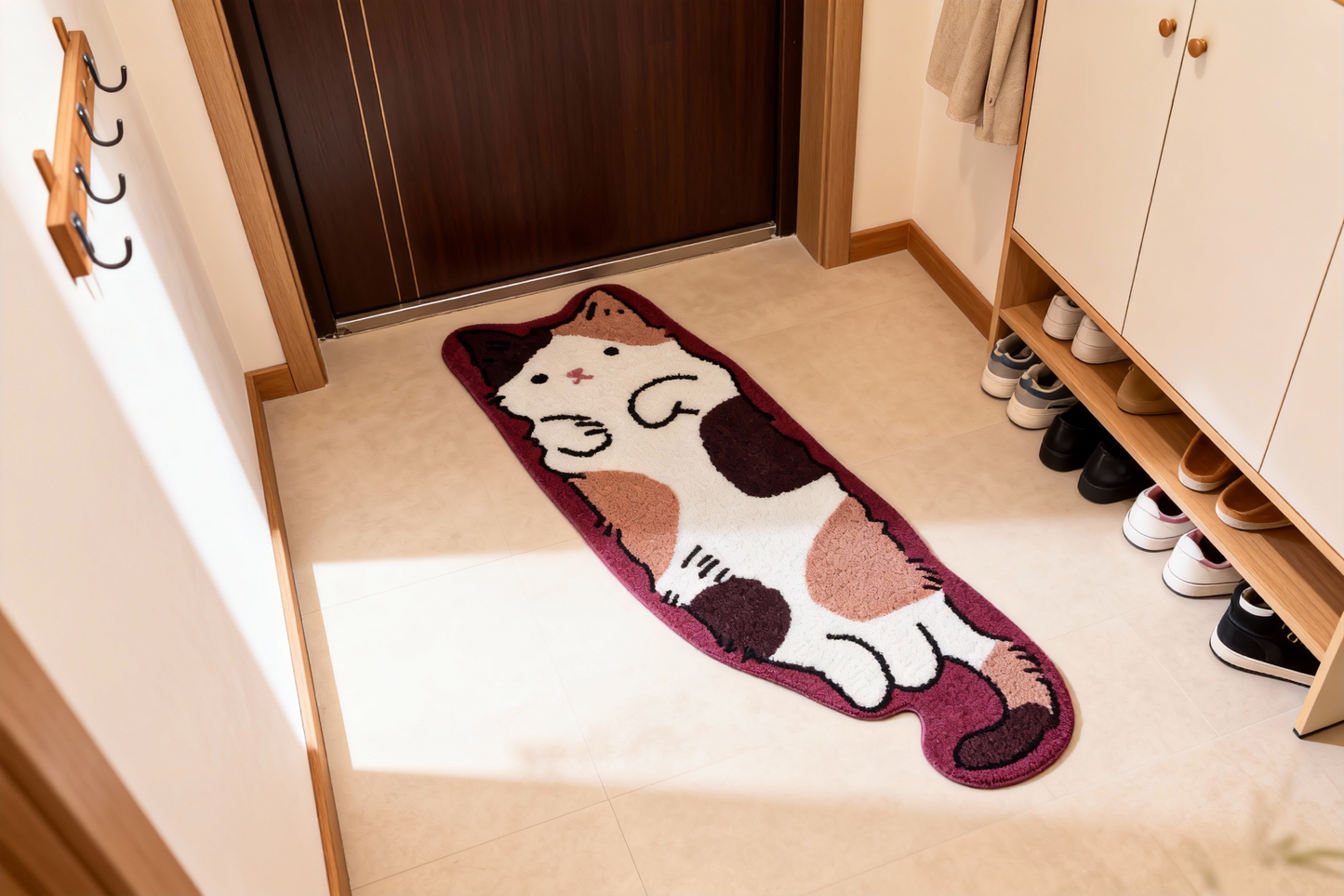 Calico Cat Rug – Poppy