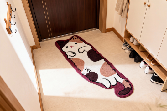 Calico Cat Rug – Poppy