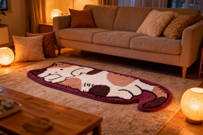 Calico Cat Rug – Poppy