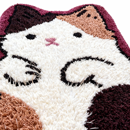 Calico Cat Rug – Poppy