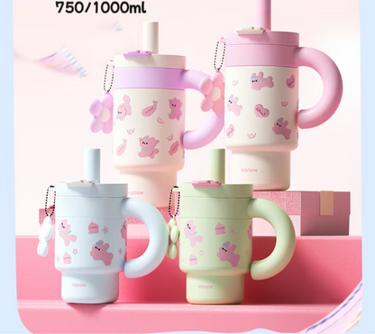 Cute Kitty Bunny Tumbler