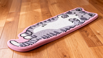 Gray Tabby Cat Rug – Nimbus