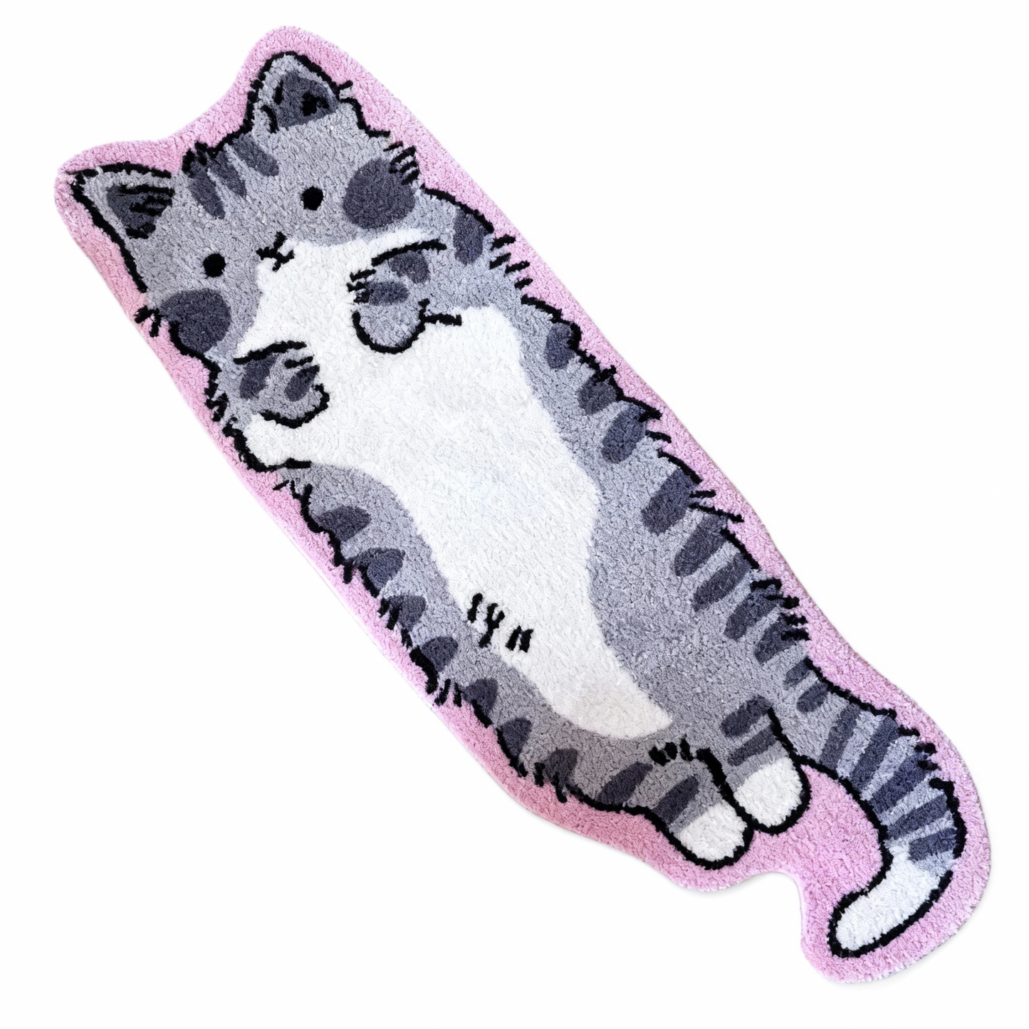 Gray Tabby Cat Rug – Nimbus