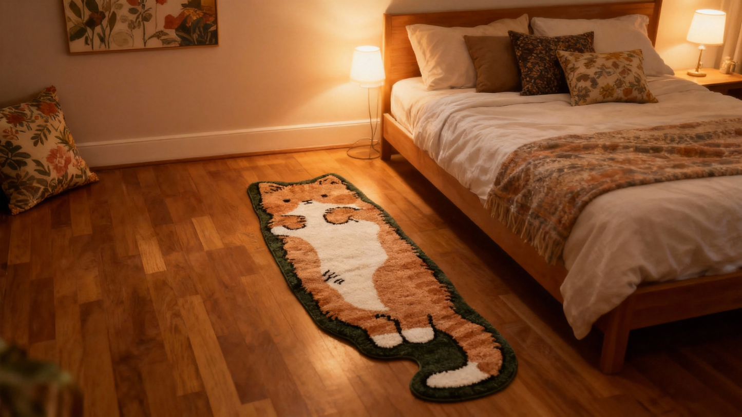 Orange Tabby Cat Rug – Mango