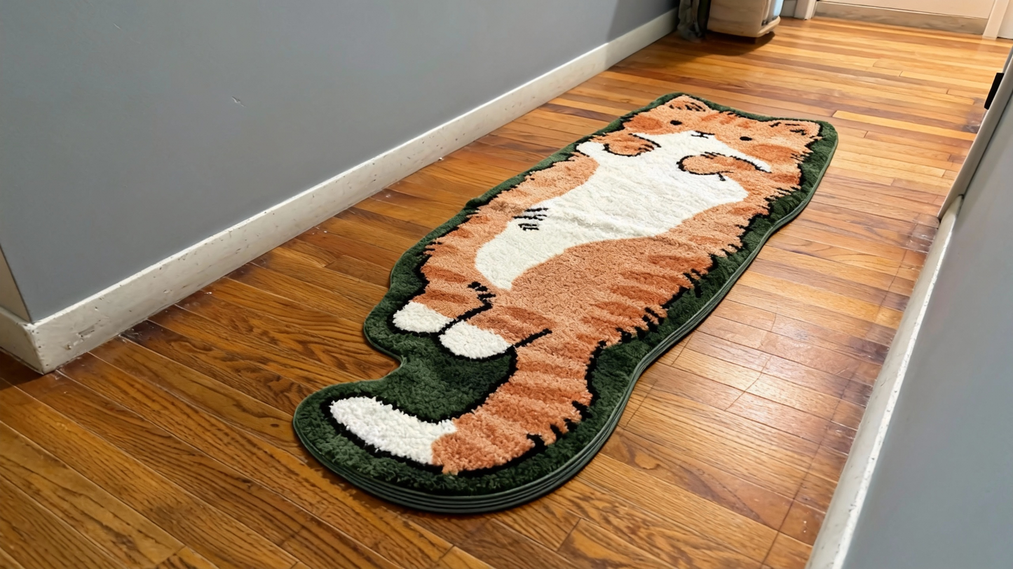 Orange Tabby Cat Rug – Mango