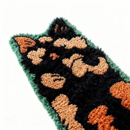 Tortoiseshell Cat Rug – Mosaic