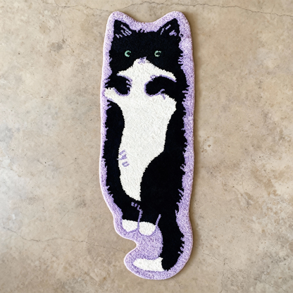 Tuxedo Cat Rug – Maestro