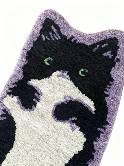 Tuxedo Cat Rug – Maestro
