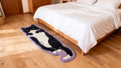 Tuxedo Cat Rug – Maestro