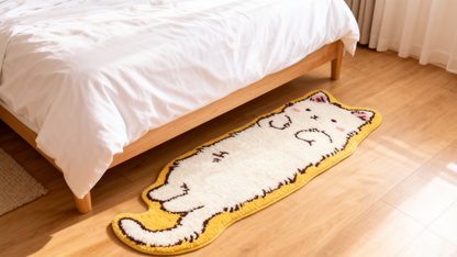 White Cat Rug – Snowmilk