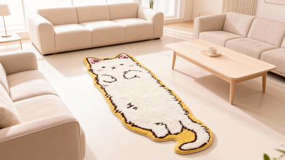 White Cat Rug – Snowmilk