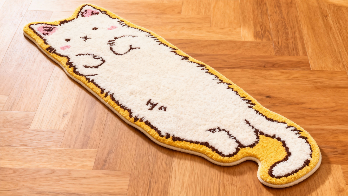 White Cat Rug – Snowmilk