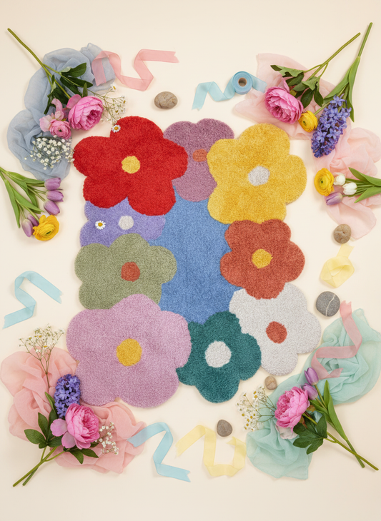 Blooming Garden Rug - Spring Hero Shot