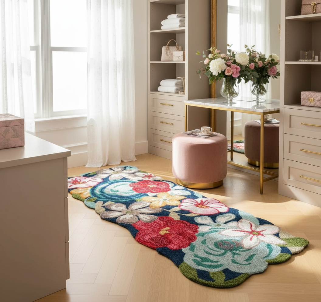 Blooming Pathway Rug - Bright Dressing Room (New)