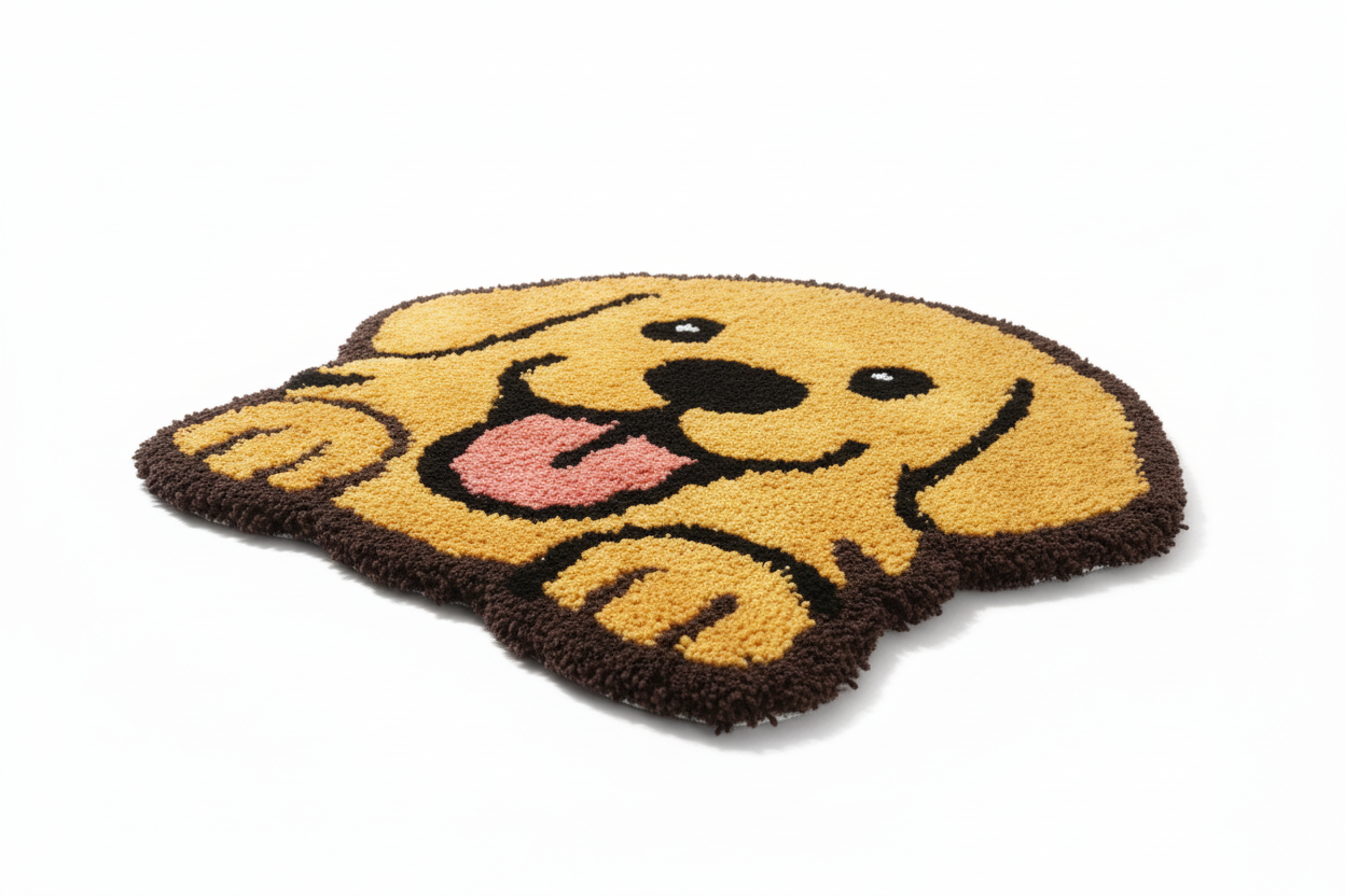 Cat rug side view