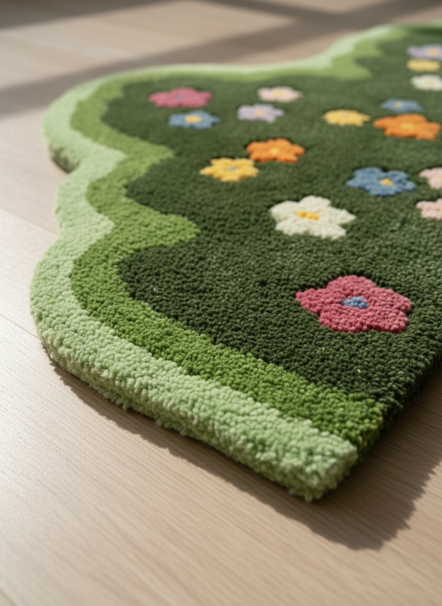 Garden Path Rug - Pile Height
