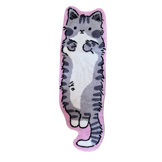 Gray Tabby Cat Rug – Nimbus