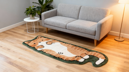 Orange Tabby Cat Rug – Mango