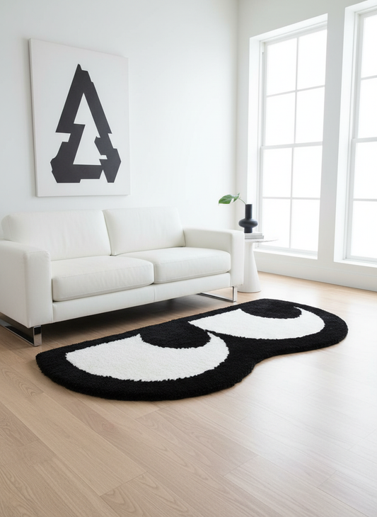 Sideways Glance - Modern Living Room