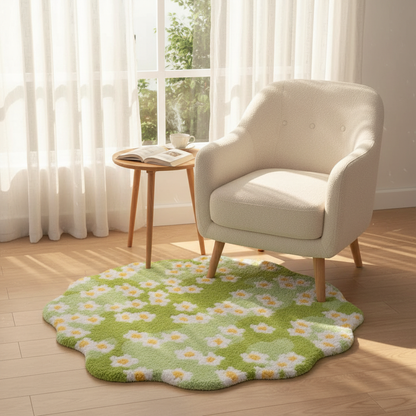 Sunlit Meadow Rug - Morning Reading Corner