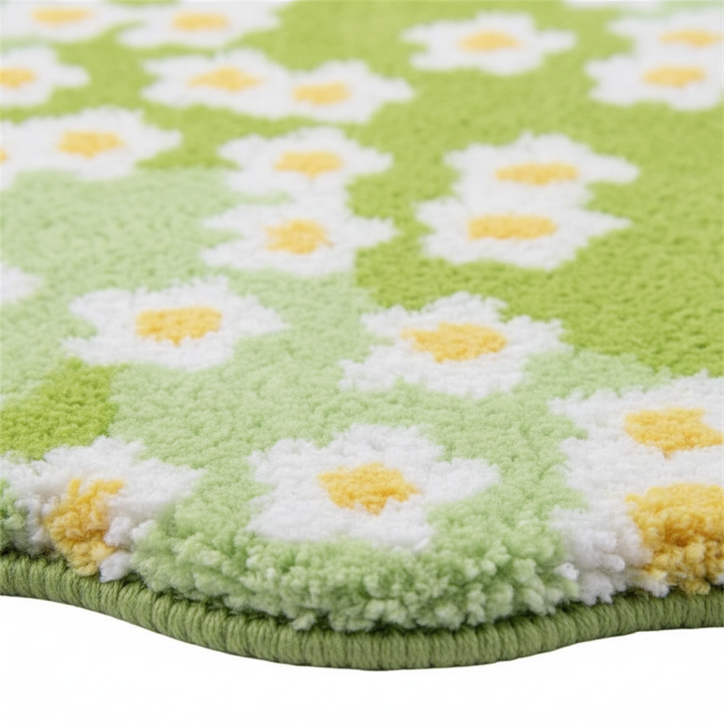 Sunlit Meadow Rug - Ultra HD Flower Detail