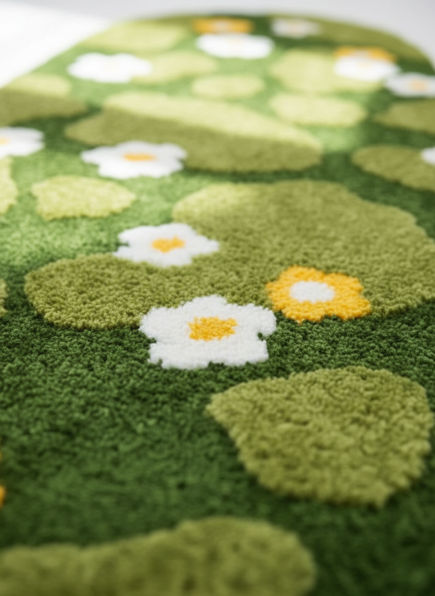 Wildflower Meadow Rug - Wildflower Detail